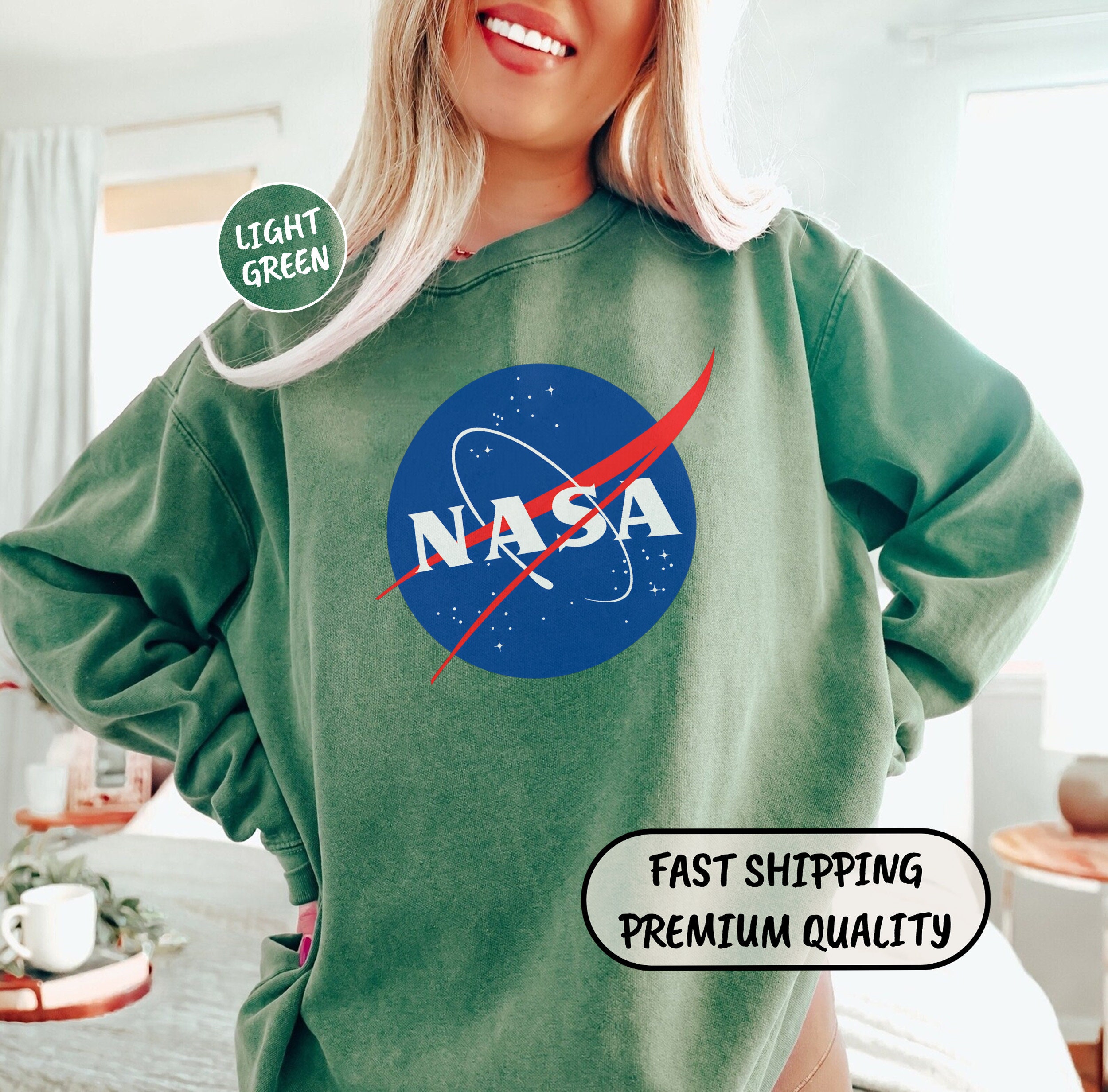 Nasa Hoodie Women Etsy