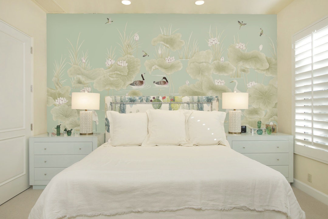 CLEAR RIPPLE Garden/scenic Wallpaper Printed on Non Woven Paper ...