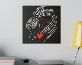 Mama Geschenk | Erster Muttertag | Muttertag Leinwand | Mutter Geburtstagsgeschenk | Muttertagsgeschenk | Personalisiertes Mom Zeichen | Muttertag Wandkunst