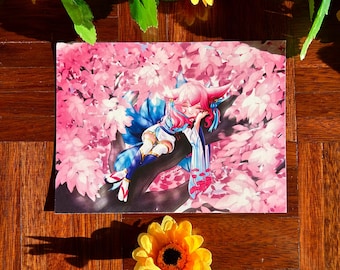 Spirit Blossom Ahri League of Legends LOL Art Print A5