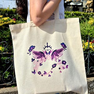 Totebag inspiriert in Castorice und Netherwing/Pollux von Honkai Sternenschiene