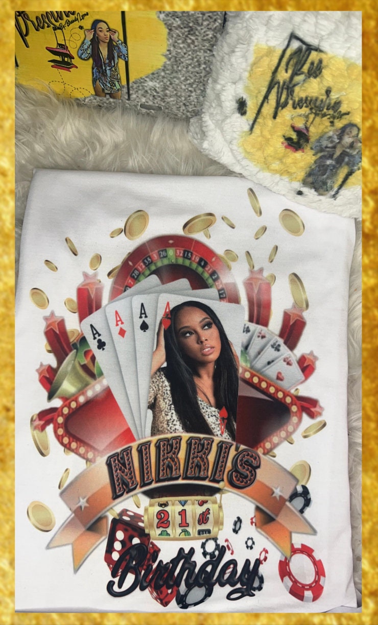 store product block Custom Casino Vegas Birthday Shirt poster