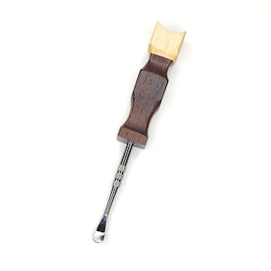 Custom Handmade Exotic Wenge And Tamarind Wood Stainless Steel Wax Clay Tool