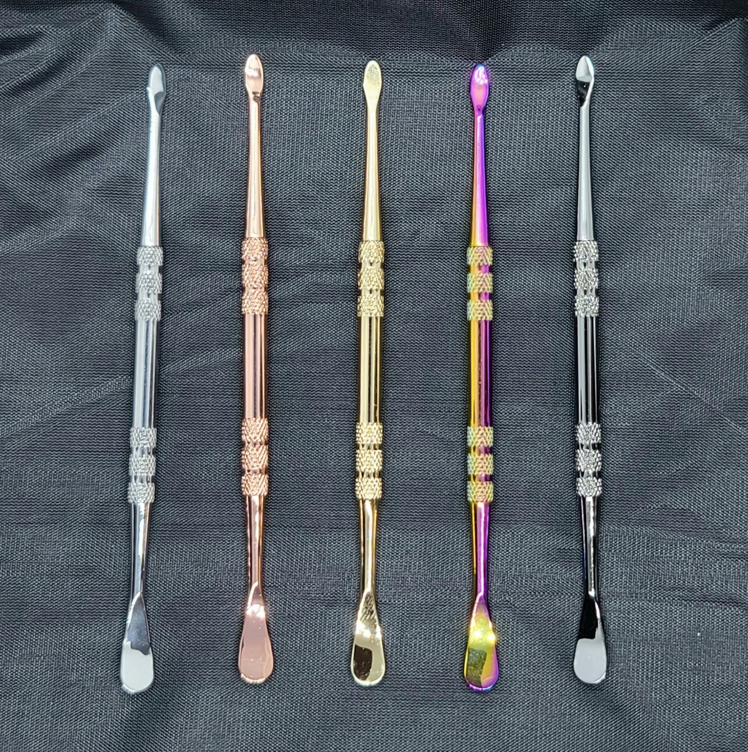 Wax Dabber Tools Retractable Telescopic Metal Smoking Silver Dab Tool Stick  Spoon Earpick Ear Pick Cleaner For Dry Herb Titanium Nail Portable Remover  Curette Clean From Alexstore, $22.36