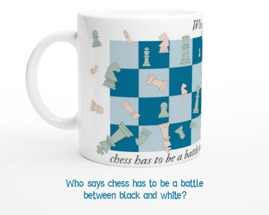 Chess Themed Mug, Father's Day Gift, Chess Gift Idea, Drinkware for ...