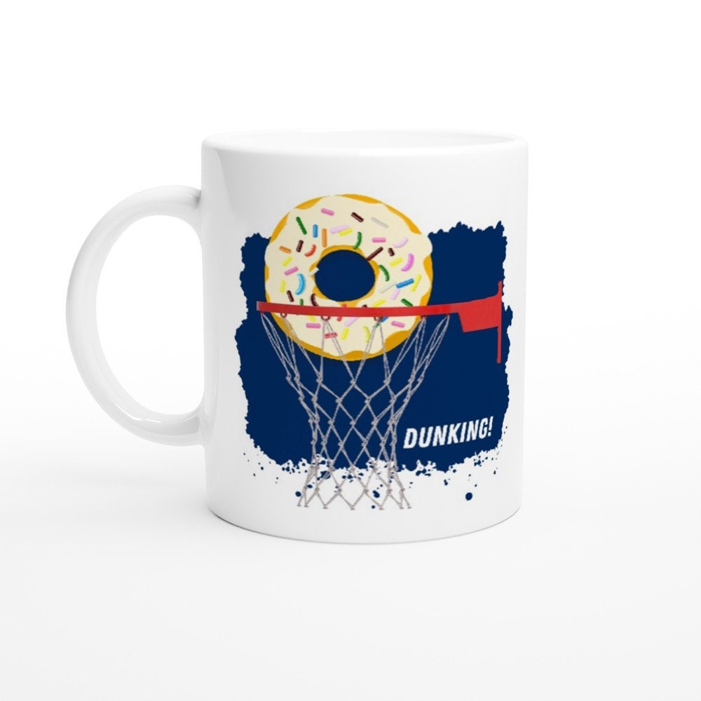 Discover Dunking Mug, Funny Basketball Mug