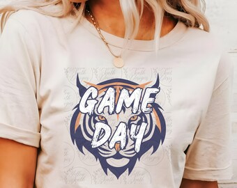 Game Day Tiger PNG, Game Day PNG, Game Day Sublimation, Game Day Design, Tiger PNG, Tiger Game Day Design, Game Day, Digital Download