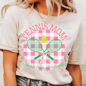 Tennis Mom PNG, Tennis Coquette, Preppy Tennis Design, Trendy Tennis PNG, Pink Tennis Mom, Tennis Sublimation, Trendy Sublimation, Pink PNG