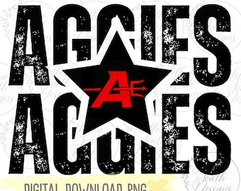 Albertville Aggies png, albertville, aggies, png, school spirit, school, red, black, sublimation, team design