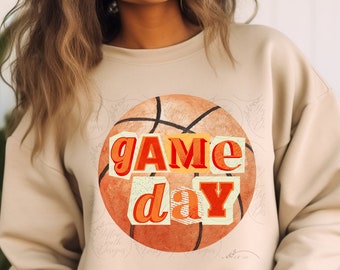 Basketball Game Day PNG, Basketball Game Day Sublimation, Game Day PNG, Basketball Design, Game Day Basketball Shirt Design, Game Day Bball