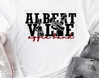 Albertville Aggies png, Albertville, aggies, png, school spirit, school, red, black, sublimation, band, aggie band, marching band, download