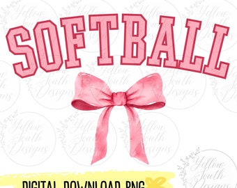 Softball PNG, Pink Softball PNG, Pink Schleife Softball, Softball Kokette