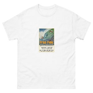 Classic free ride surf tee