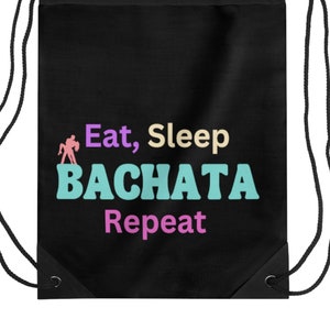 Bachata Shoe Bag | Bachata Gift for Teacher | Dance Social Bag | String Bag | Bachata Festival | Bachata Workshop Shoe Bag | Dance Bag Gift
