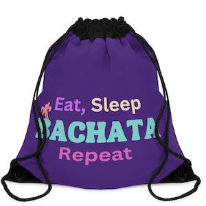 Bachata Shoe Bag | Bachata Gift for Teacher | Dance Social Bag | String Bag | Bachata Festival | Bachata Class Shoe Bag | Dance Bag Gift