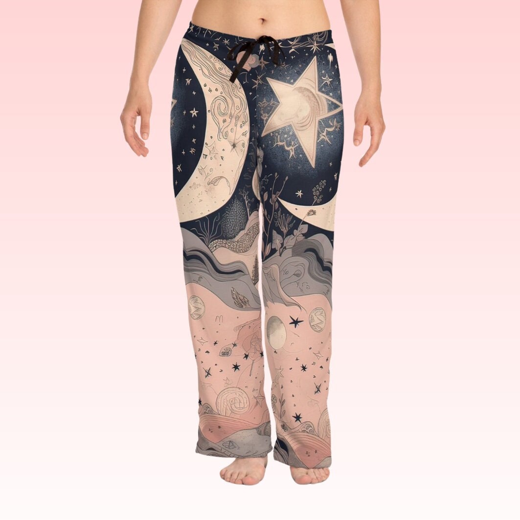 Oarencol Cosmos Galaxy Planet Women's Pajama Pants Star Flying Saucers  Space Sleepwear XS-XL at  Women's Clothing store
