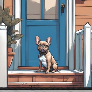 Frenchie Dog Gaming Mauspad, süße Schreibtischunterlage, Schreibtischunterlage, Geschenk für Kollegen, Bürozubehör, Schreibtischunterlage