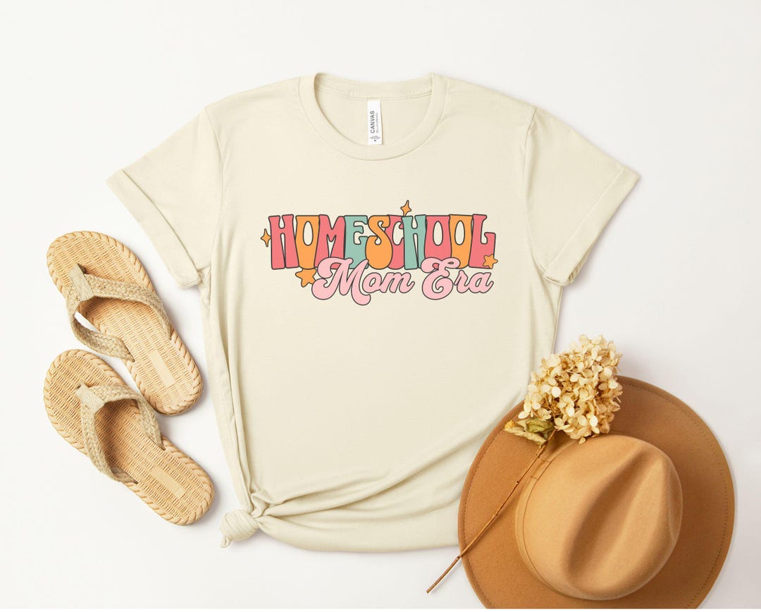Homeschool Mom Era Shirt | Homeschooling Mama Tshirt | Homeschooler ...