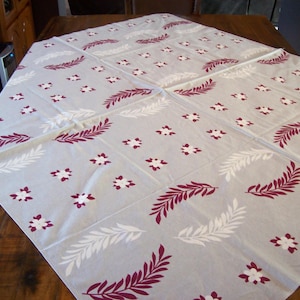 Vintage Tablecloth Americas Pride Weil and Durrse Wilendur W/Tag immagine 1