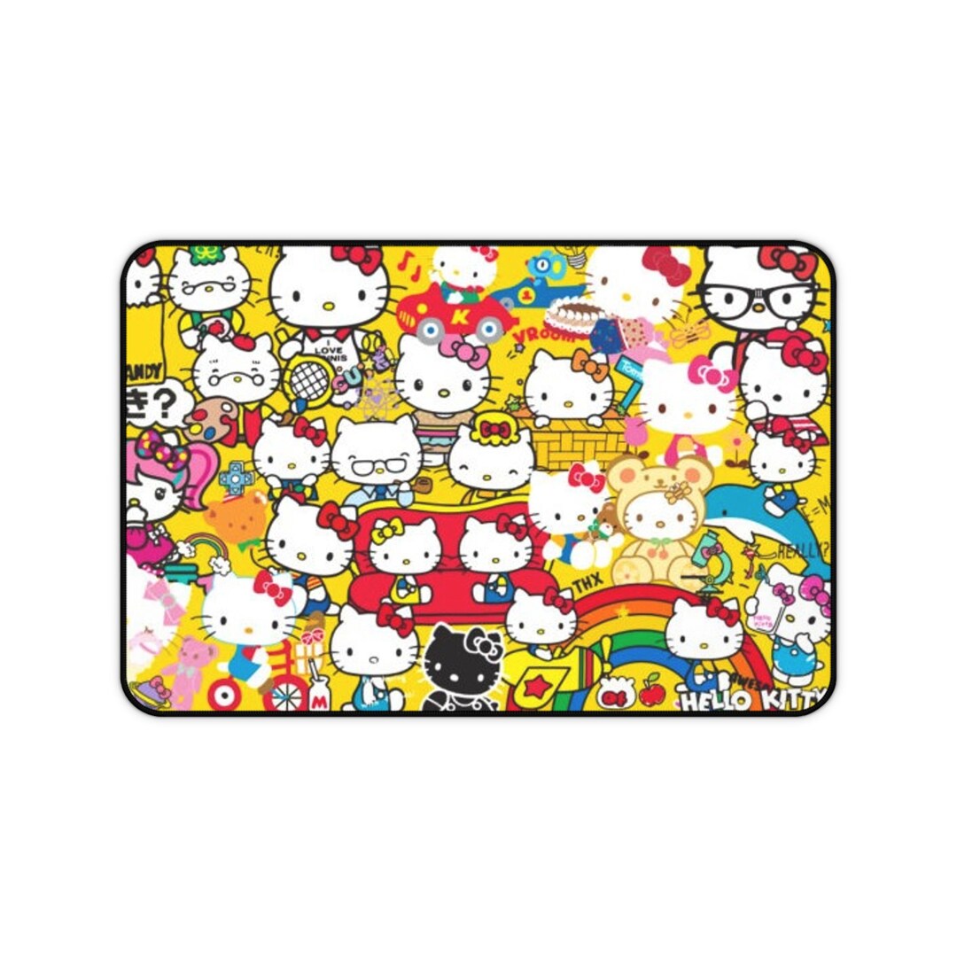 Hello Kitty Mouse Pad 12 X 18 Etsy