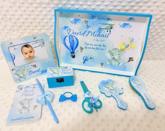 Conjunto tavita pentru taierea motului Elefantel - baietel