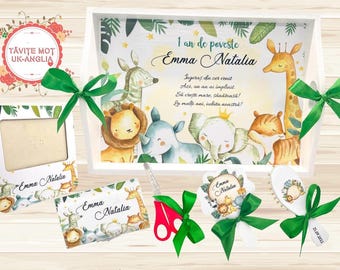 Set tavita pentru taierea motului la 1 anisor pentru baietel