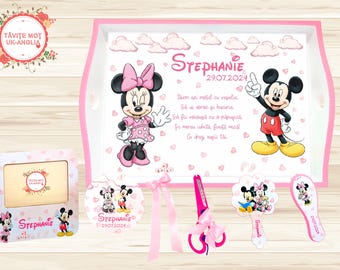 Set tavita mot Minnie&Mickey Mouse pentru fetita