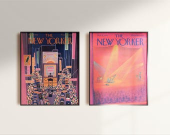 New York Prints: Times Square, Abstract Pink Covers (Digital Download)