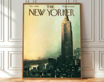 Vintage New York Magazine Cover Art Print (digital download)