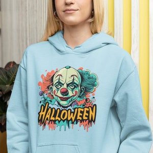 Halloween hoodie,scarry clown, creepy clown,sweatshirt,ghost hoodi,Halloween Gift,best Gift,best hoodie,sweatshirt,h alloween halloweening