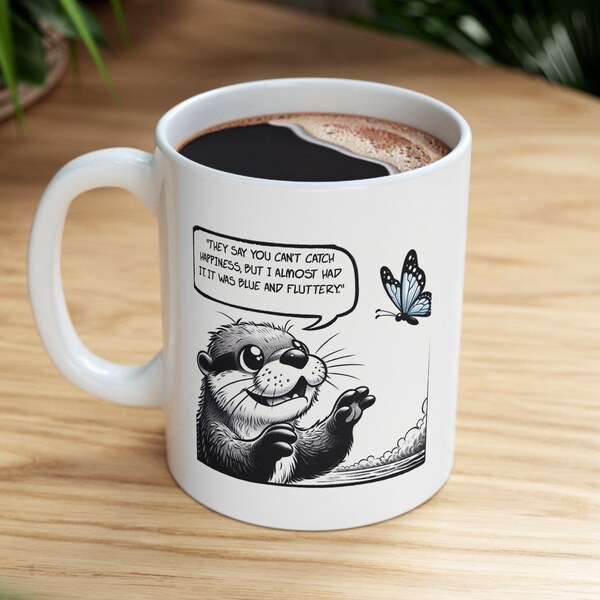 Steve the Otter Mug Etsy