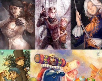 Game Characters Posters