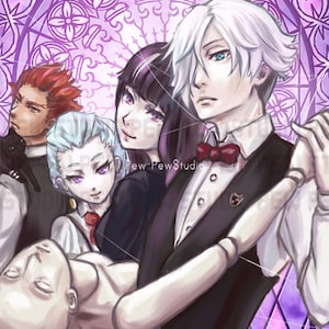 Death parade - Nona fanart | Greeting Card