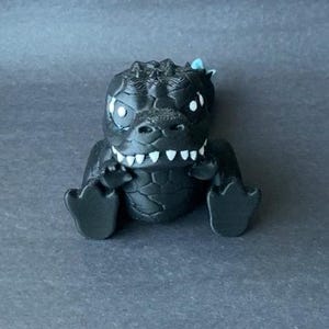 Adorable 3D Printed Chibi Kaiju Figurine – Handcrafted Kaiju Collectible