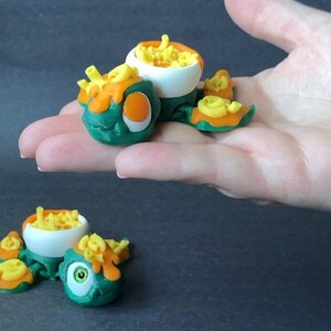 Adorable 3D Printed Macaroni Turtles – Unique Figurines with Glass or Standard Eyes