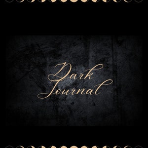 Dark Journal Printable