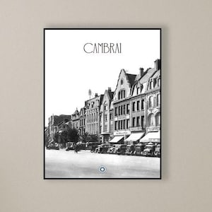 Cambrai retro poster