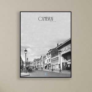 Retro Cambrai Victory Avenue Poster