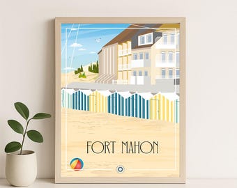 Fort Mahon Beach Poster – Wall Decor