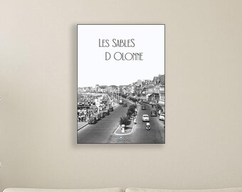Retro-Poster von Les Sables d&#39;Olonnes
