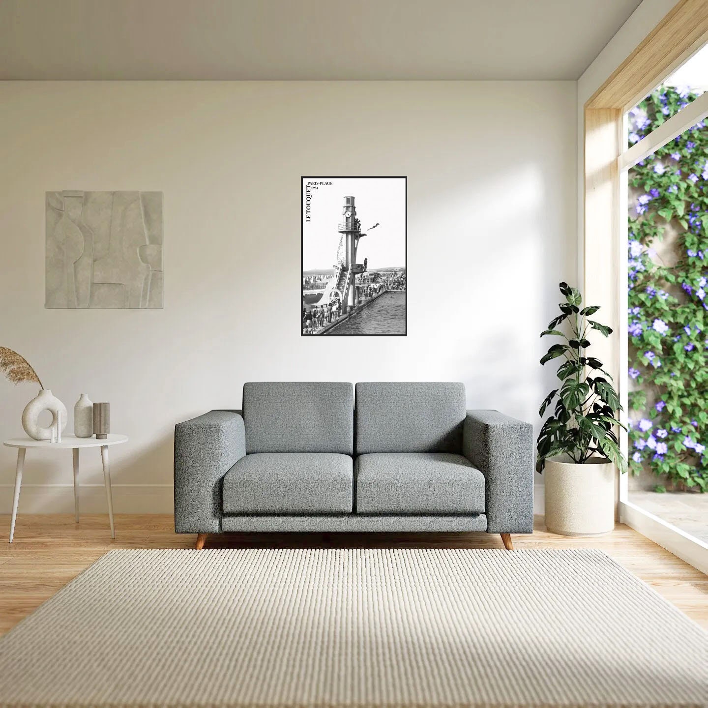 Silhouette du Touquet | Décoration murale en acier | The Line
