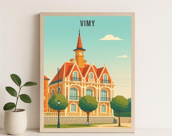 VIMY graphic poster – Black & white – Wall decor