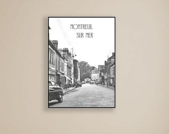 Retro poster Montreuil Sur Mer
