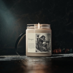 Ranger | D&D Class | Scented Soy Candle, 9oz | Fantasy | Roleplay | Pathfinder | Geek Gift | Tabletop Games | Meditation