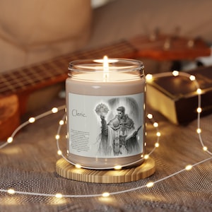 Cleric | D&D Class | Scented Soy Candle, 9oz | Fantasy | Roleplay | Pathfinder | Geek Gift | Tabletop Games | Meditation
