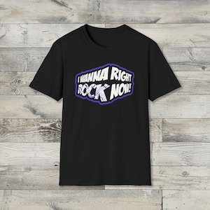 I Wanna Rock Right Now! T-Shirt, It Takes Two, Rob Base and DJ E-Z Rock Rap Shirt