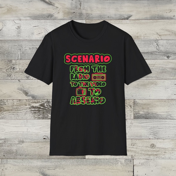 Scenario T-Shirt, A Tribe Called Quest, Gift For 90's ,Tribe, Rap Music T Shirt, ATCQ, Radio, Video, Arsenio, Birthday Gift, Fathers