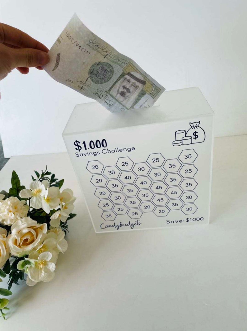 2024 SAVINGS CHALLENGE BANK Etsy
