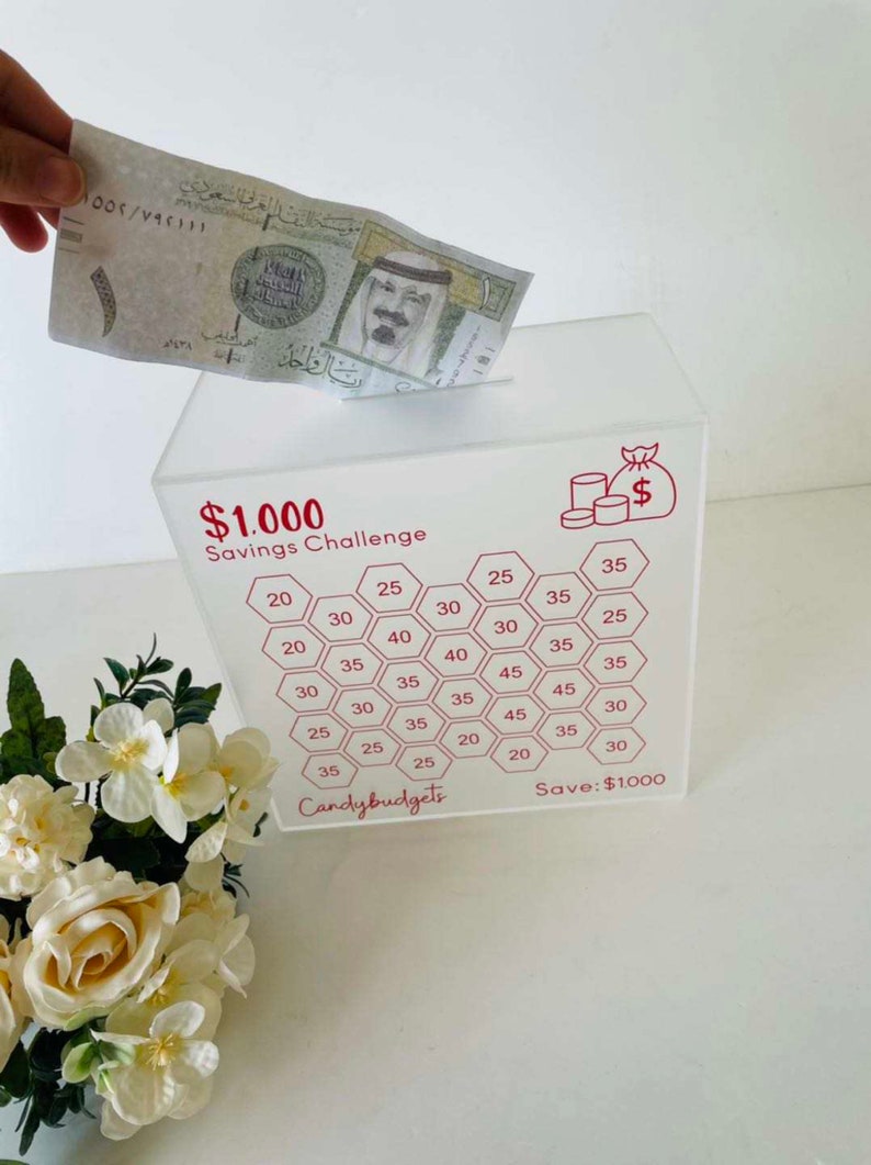 2024 SAVINGS CHALLENGE BANK Etsy