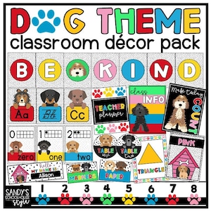 Dog Classroom Decor